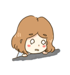 Fat Short Girl（個別スタンプ：4）