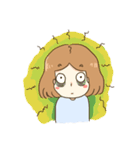 Fat Short Girl（個別スタンプ：11）