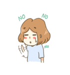 Fat Short Girl（個別スタンプ：14）