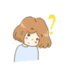 Fat Short Girl（個別スタンプ：18）