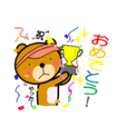 くまテニ（個別スタンプ：16）