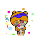 くまテニ（個別スタンプ：21）