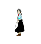 もずメイド（個別スタンプ：3）