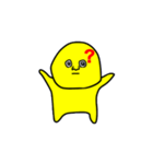 黄色かわいい妖精（個別スタンプ：7）