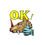 怪獣アイロス 大暴れ（個別スタンプ：1）