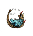 怪獣アイロス 大暴れ（個別スタンプ：25）
