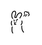 エブリデイうさちゃん（個別スタンプ：4）