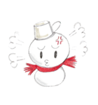 Happy雪だるま☆クリスマス（個別スタンプ：3）