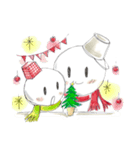 Happy雪だるま☆クリスマス（個別スタンプ：12）