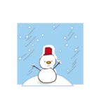 雪だるまの冬 クリスマス年末年始セット（個別スタンプ：39）