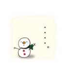 雪だるまの冬 クリスマス年末年始セット（個別スタンプ：40）