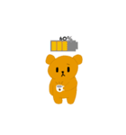 enthusiastic bear（個別スタンプ：5）