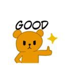 enthusiastic bear（個別スタンプ：23）
