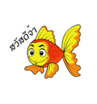 GoldFish Lovely（個別スタンプ：7）