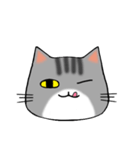 アメショと思ってたらサバトラだった猫（個別スタンプ：5）