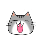 アメショと思ってたらサバトラだった猫（個別スタンプ：14）