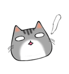 アメショと思ってたらサバトラだった猫（個別スタンプ：24）