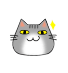 アメショと思ってたらサバトラだった猫（個別スタンプ：35）