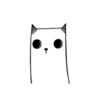 Paper cat Animated, kari (kor)（個別スタンプ：5）