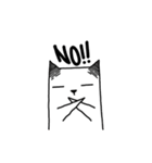 Paper cat Animated, kari (kor)（個別スタンプ：24）