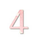 和柄数字（個別スタンプ：5）