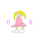 変な画像スタンプ（個別スタンプ：3）