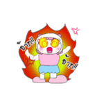 >>My name is Makdee. ！（個別スタンプ：2）