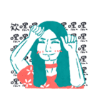 Poker-faced Girls（個別スタンプ：23）