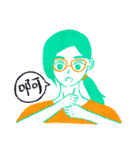 Poker-faced Girls（個別スタンプ：25）