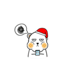 Mochi Bear ＆ Knot ear rabbit (Christmas)（個別スタンプ：30）
