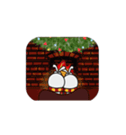 Mochi Bear ＆ Knot ear rabbit (Christmas)（個別スタンプ：37）