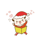 Hani cat-cute kitten sticker5 Merry Xmas（個別スタンプ：4）