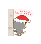Hani cat-cute kitten sticker5 Merry Xmas（個別スタンプ：20）