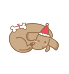 Dachshund Christmas（個別スタンプ：8）