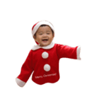 Boy ＆Girl Christmas（個別スタンプ：1）