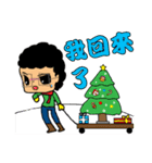 Mom's daily life4-Christmas, family（個別スタンプ：24）