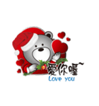 Very Bear: Merry Xmas, daily + blessing（個別スタンプ：5）