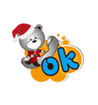 Very Bear: Merry Xmas, daily + blessing（個別スタンプ：13）