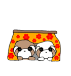 ミニサイズレッサーとふゆやすみ☆（個別スタンプ：4）