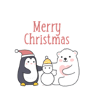 Christmas of penguin ＆ polar bear（個別スタンプ：1）