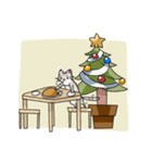 クリスマスしまねこスタンプ（個別スタンプ：3）