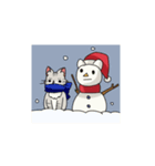 クリスマスしまねこスタンプ（個別スタンプ：11）