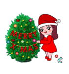 Merry Christmas (Mim and Mon family)（個別スタンプ：12）