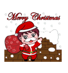 Merry Christmas (Mim and Mon family)（個別スタンプ：16）