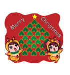 Merry Christmas (Mim and Mon family)（個別スタンプ：23）