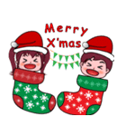 Merry Christmas (Mim and Mon family)（個別スタンプ：28）