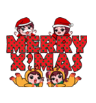 Merry Christmas (Mim and Mon family)（個別スタンプ：29）