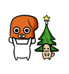 BigRabbit - Christmas（個別スタンプ：1）