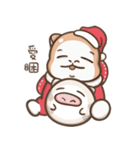 Multiple personality cat - Christmas（個別スタンプ：17）