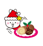 クリスマス☆花うさちゃん（個別スタンプ：8）